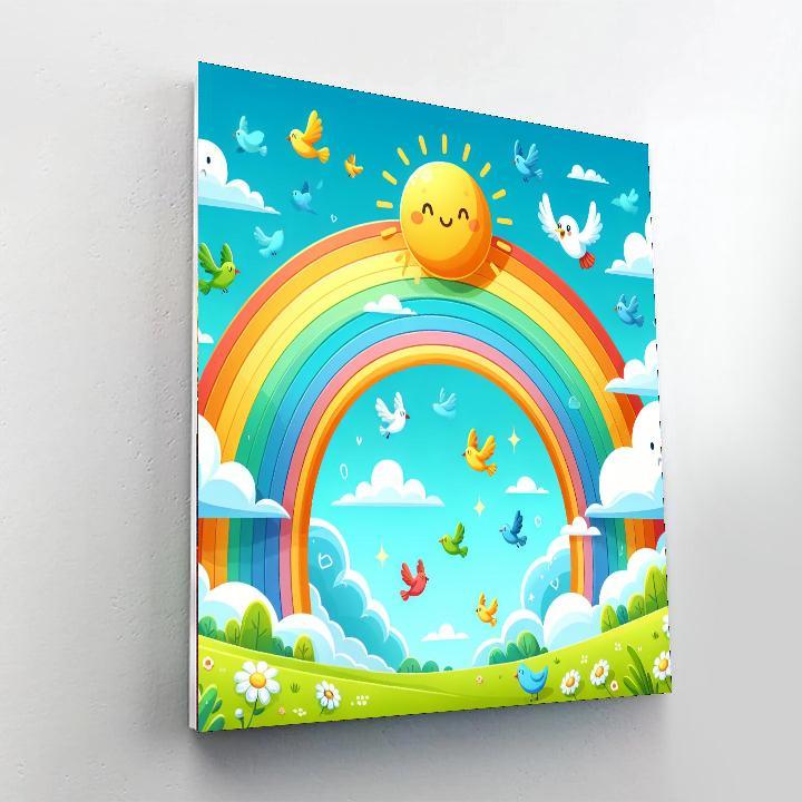 Magical Sky Adventure Paint By Numbers Art