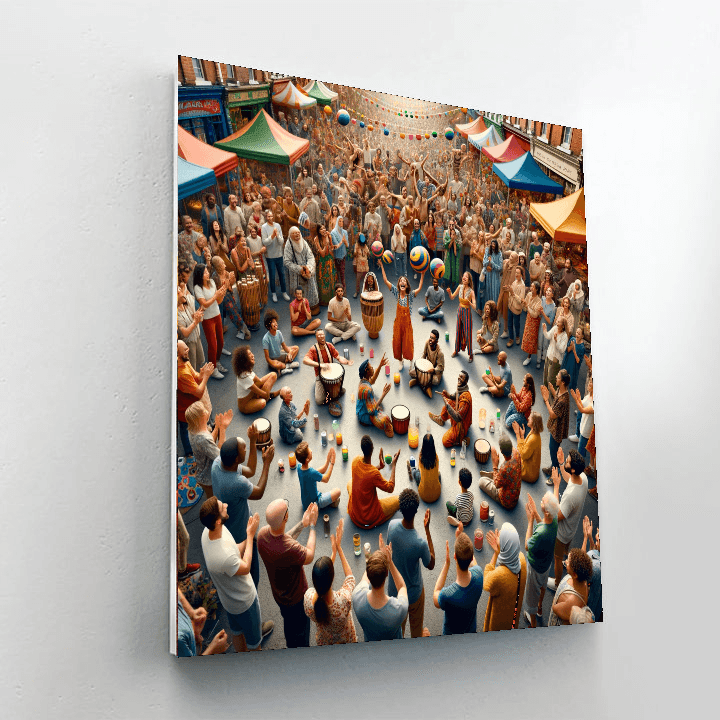 Kingston Buskers Festival Number Painting