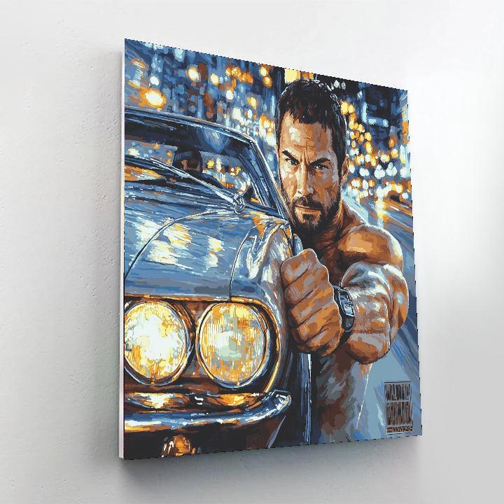 Vin Diesel: Driving The Pulse Of Fast & Furious Numbered Painting Kits