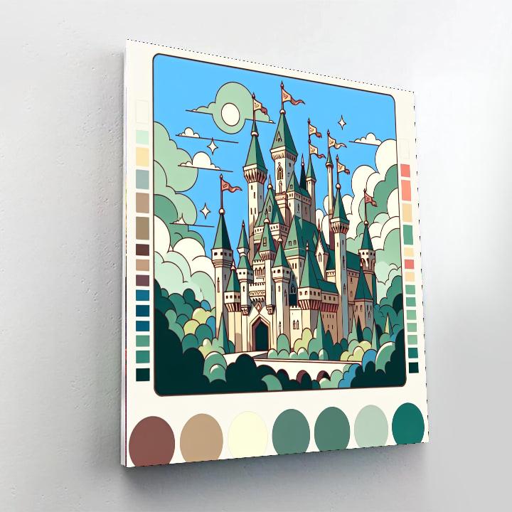 Fairytale Castle Exploration Paint By Number