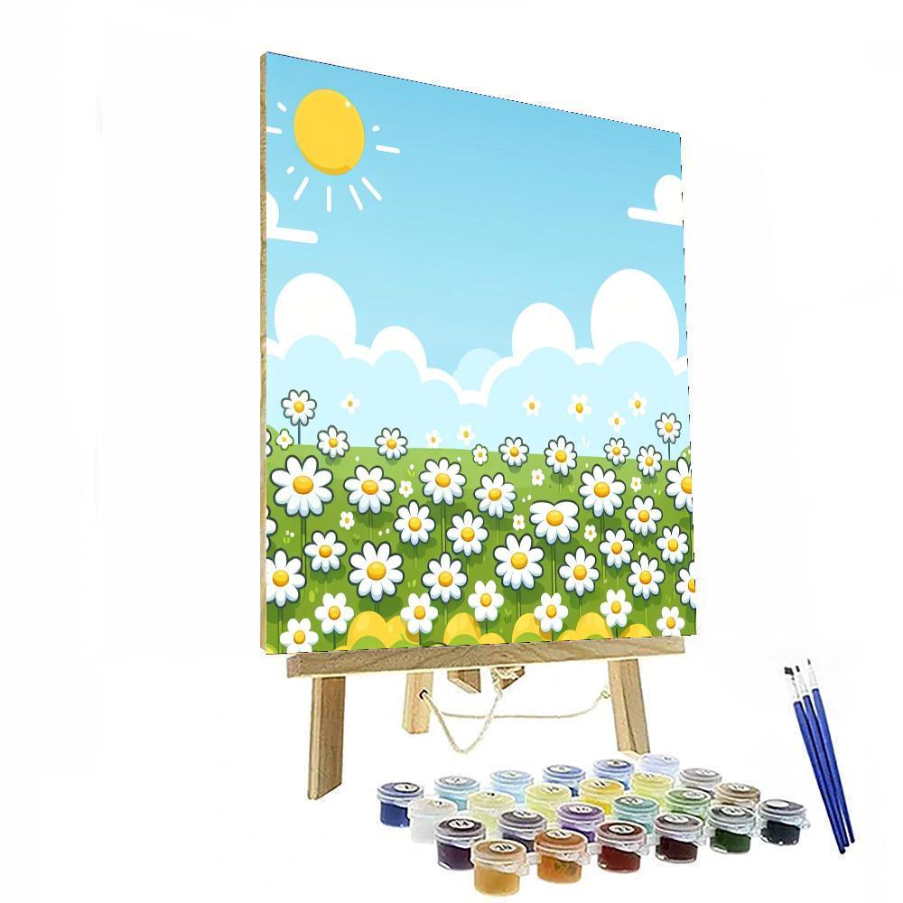 Dainty Daisies Paint By Numbers Art