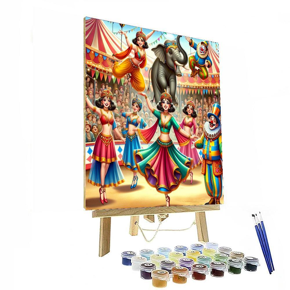 Circus Wonders Show Paint By Numbers Art
