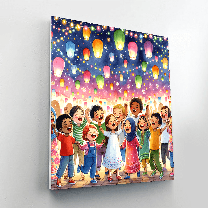 Festival Of Lights Paint By Color