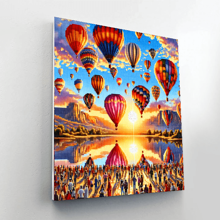 Balloon Fiesta - Leon, Mexico Paint By Number