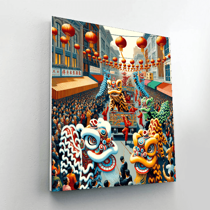 Chinese New Year Parade - San Francisco, Usa Number Painting