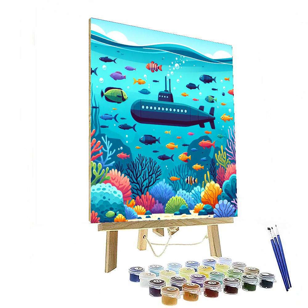 Underwater Discovery Voyage Painting Number Kit
