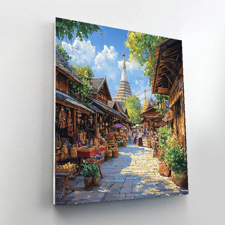 Chiang Mai Old City - Thailand Paint By Number
