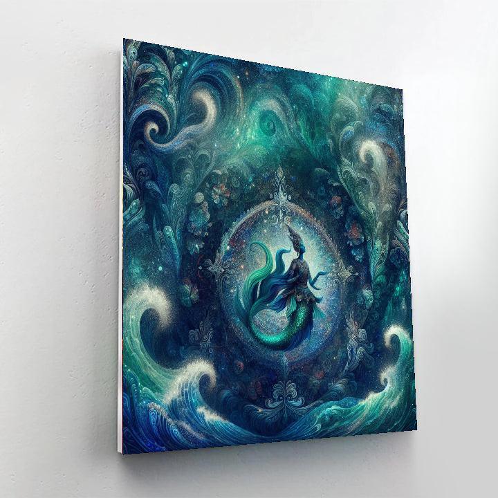 Mermaid's Ocean Whisper Painting By Numbers Kit