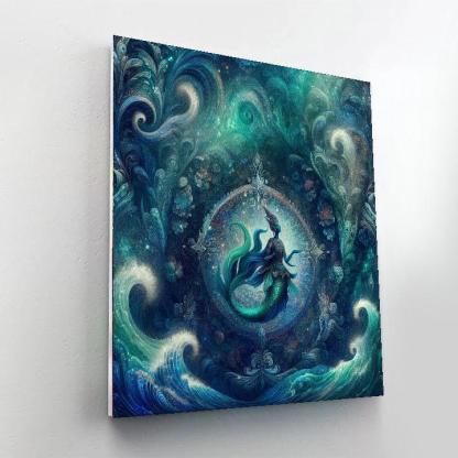 Mermaid's Ocean Whisper Painting By Numbers Kit