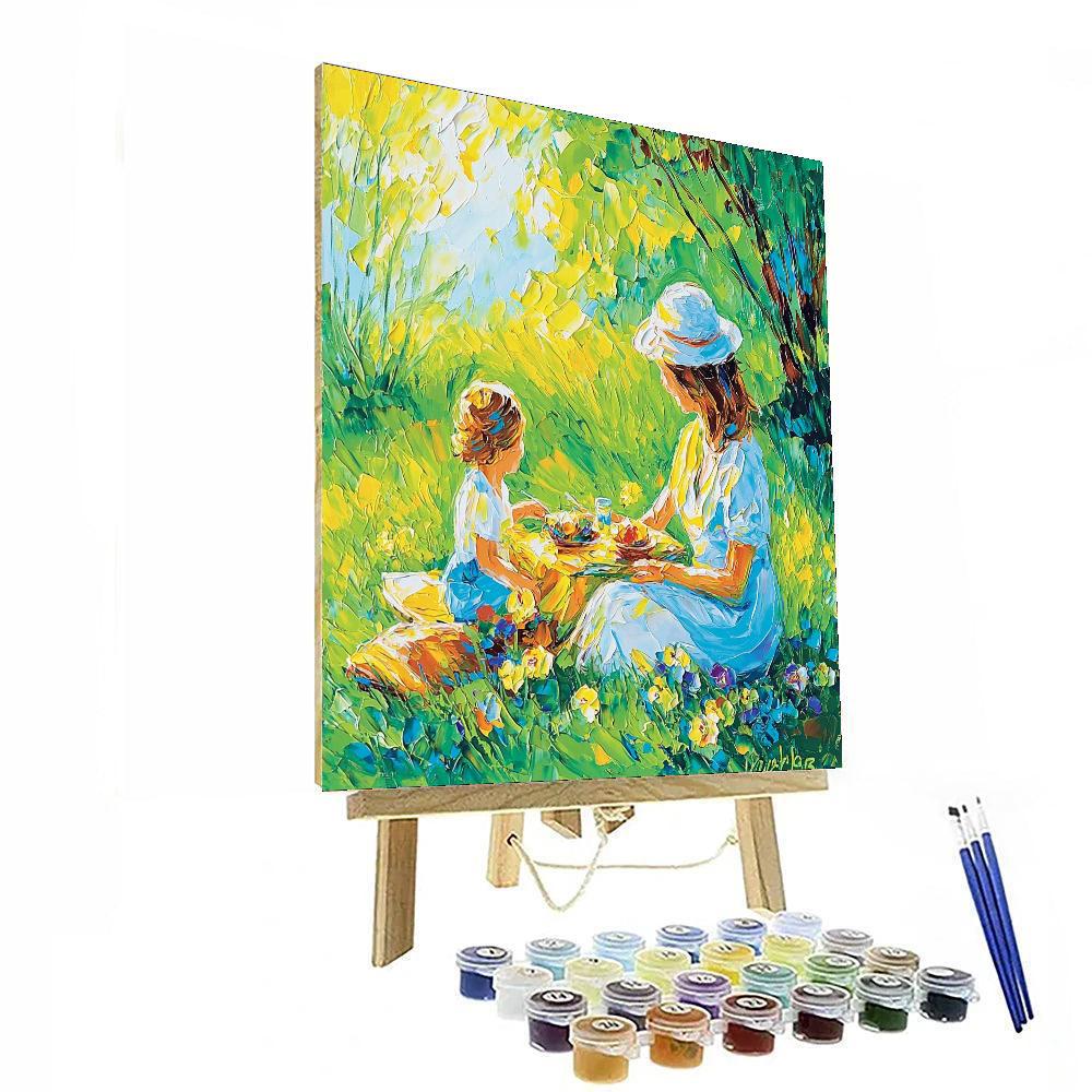 Mom And Me In The Sun Paint By Numbers Kits