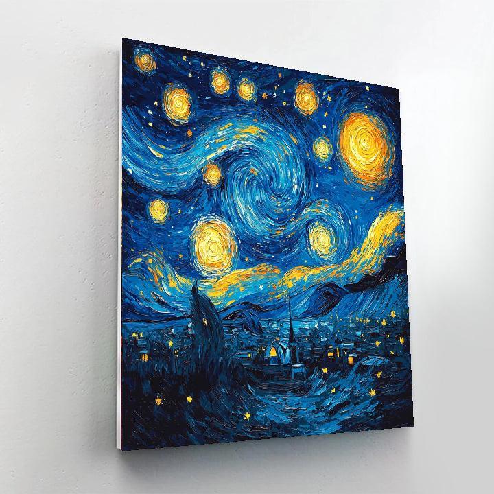 Vincent Van Gogh Inspired Radiance Of The Cosmos  Numbered Painting Kits
