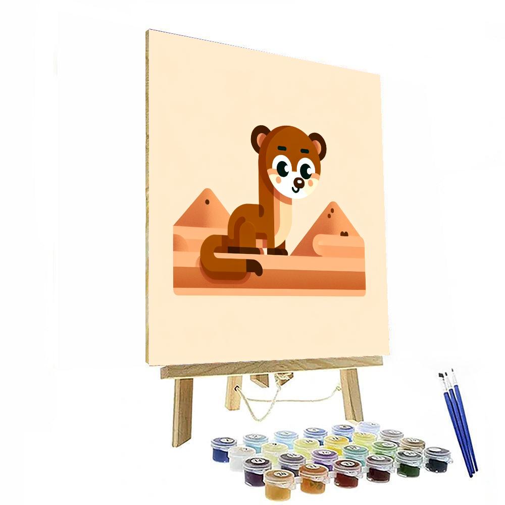 Mischievous Mongoose Paint By Number