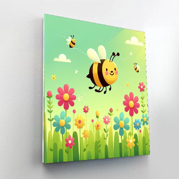 Happy Honeybee Numbered Painting Kits