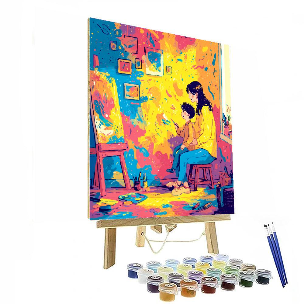 A Day Of Art And Joy DIY Paint By Numbers