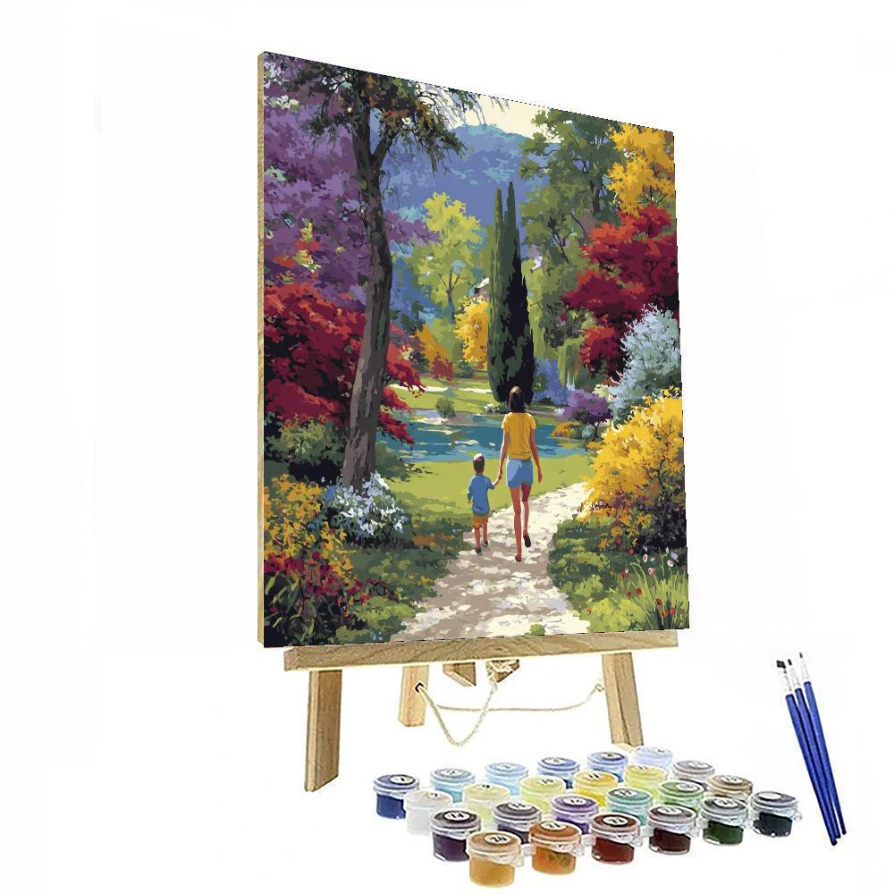 Mother's Love Through The Seasons Number Painting