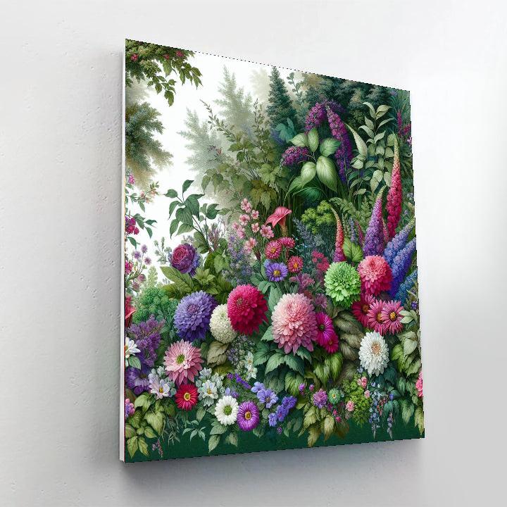 Tiana's Garden Number Painting