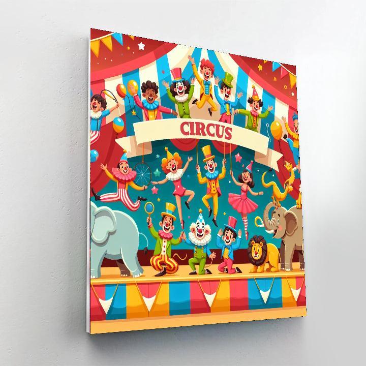 Adventure With The Circus Paint By Color