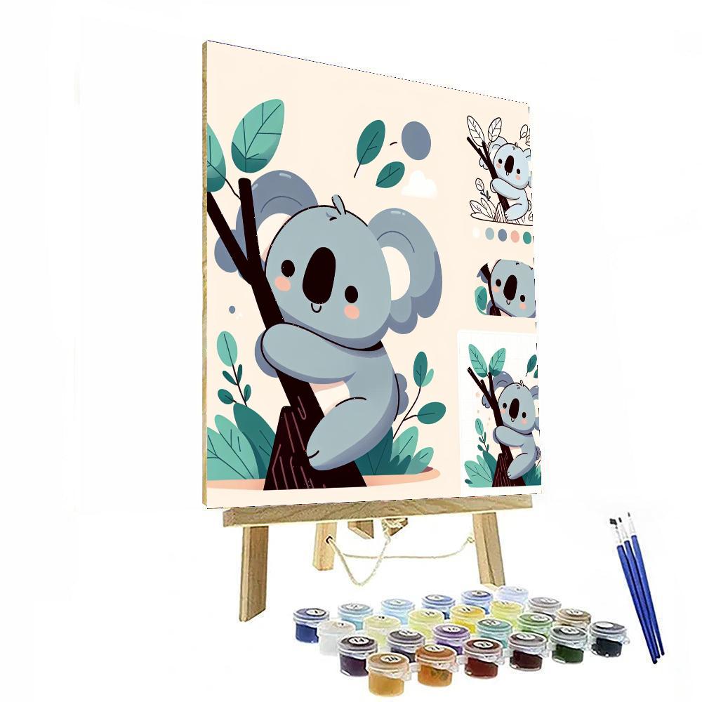 Lovely Koala Numbered Painting Kits