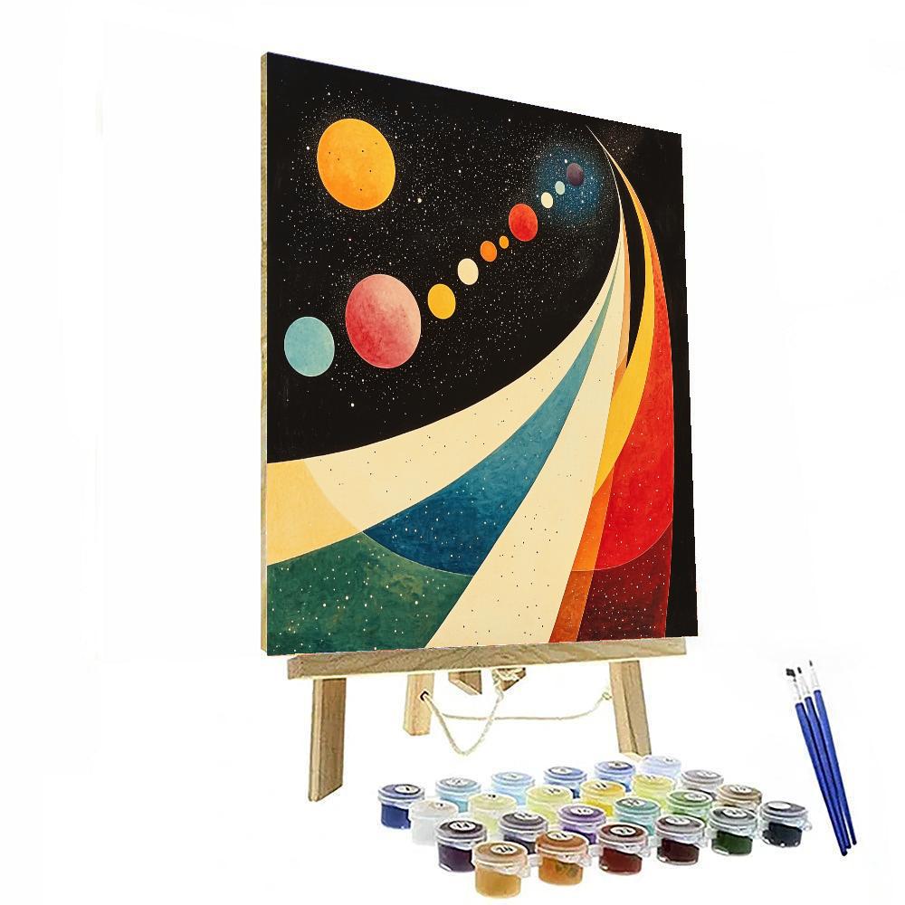 Kazimir Malevich Inspired Stellar Illumination  Paint By Numbers Kits
