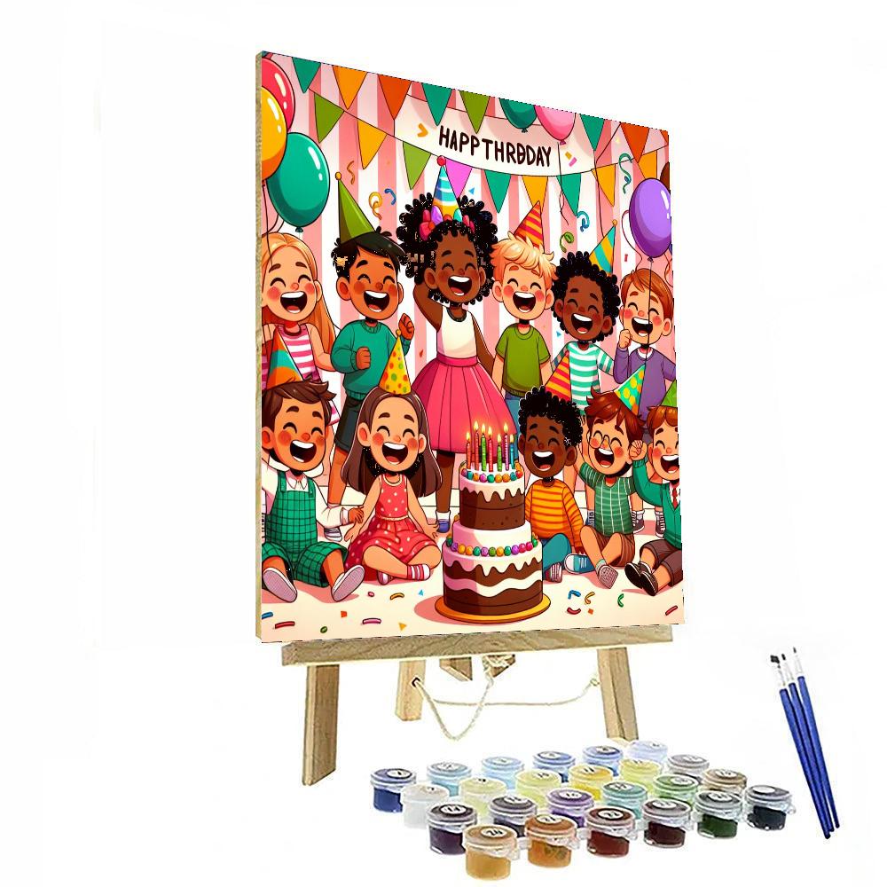 Giggle Party Painting Number Kit