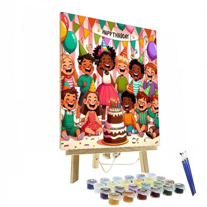 Giggle Party Painting Number Kit