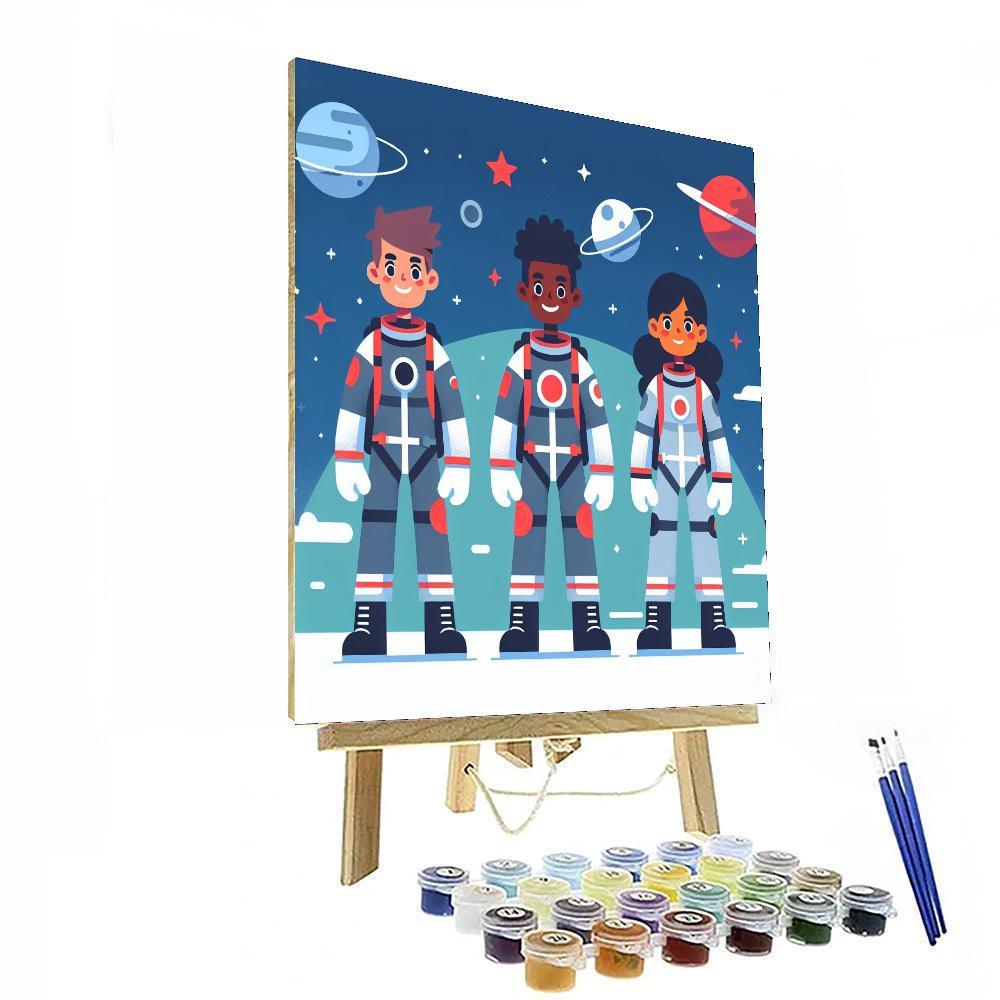 Galactic Hero Adventures Numbered Painting Kits