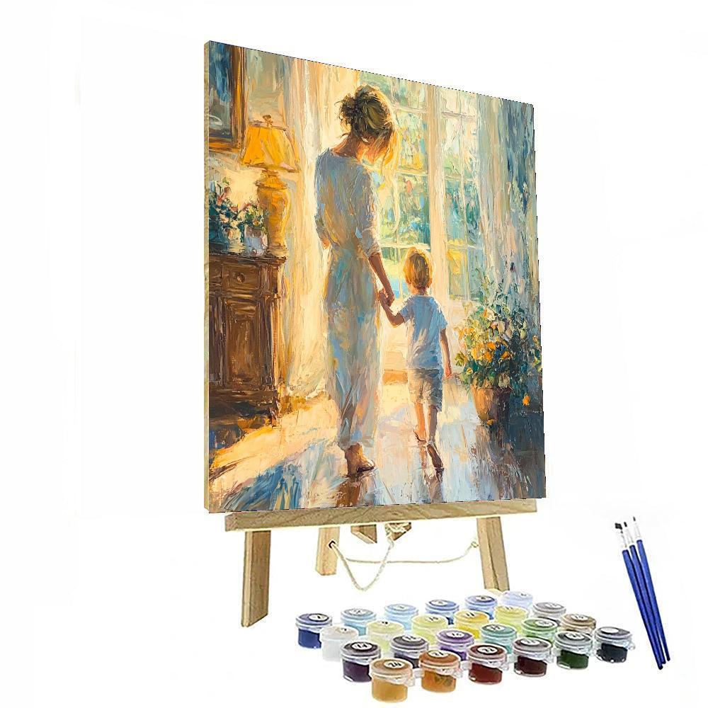 A Mother's Guiding Hand Paint By Numbers Kits