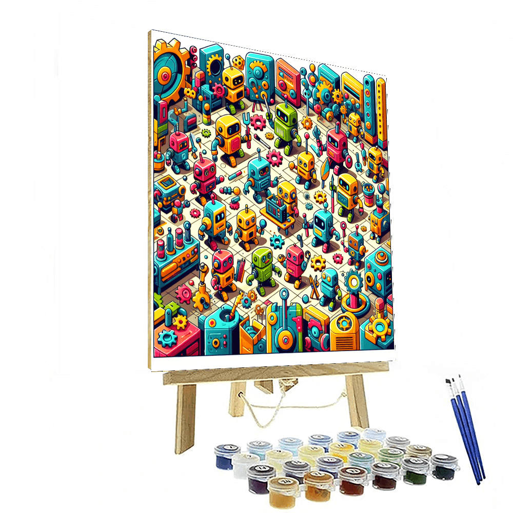 Creative Robot Workshop Numbered Painting Kits