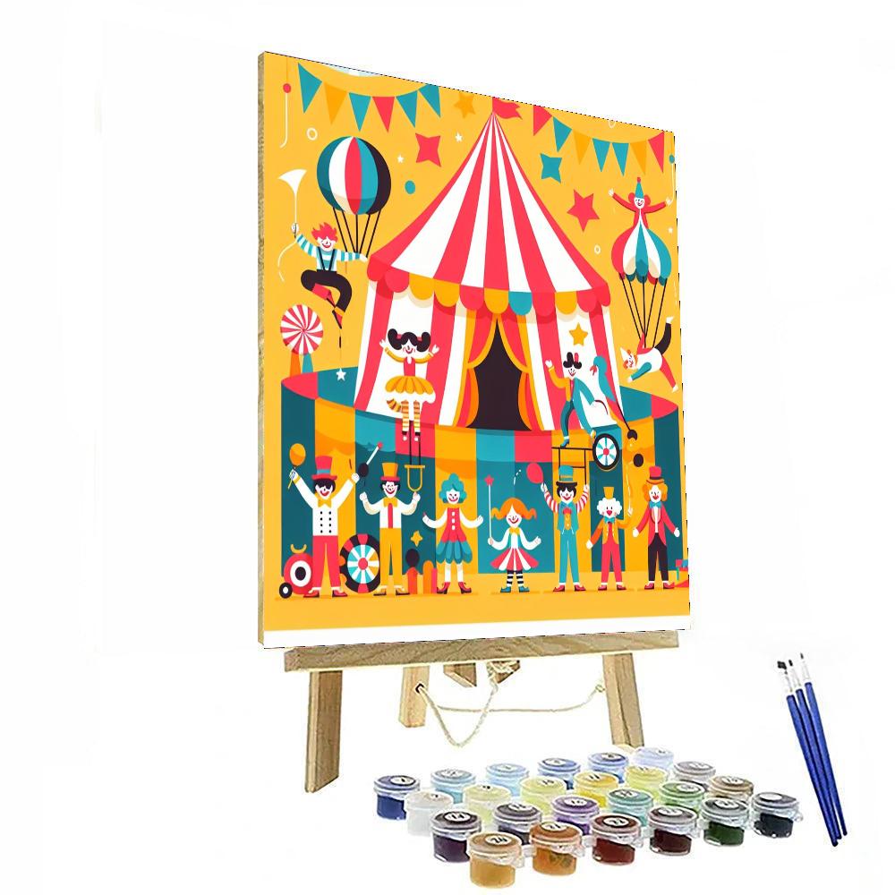Circus Of Laughter Numbered Painting Kits