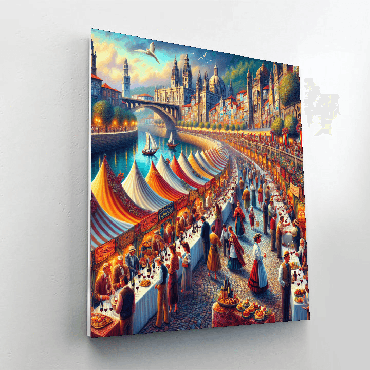 Porto Wine Festival - Portugal DIY Paint By Numbers