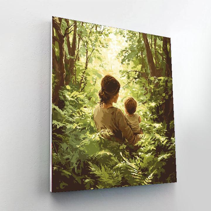 Nature’s Hug Number Painting