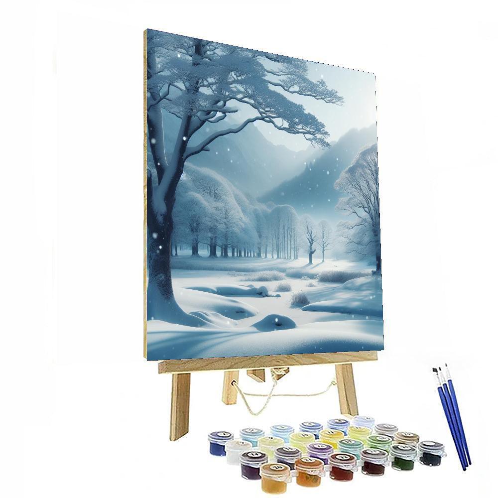 Tranquil Winter Retreat Paint By Number