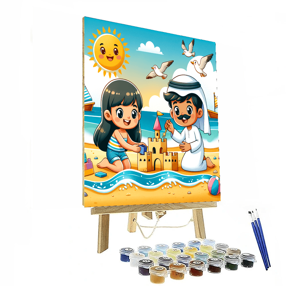 Beach Day Fun Paint By Number