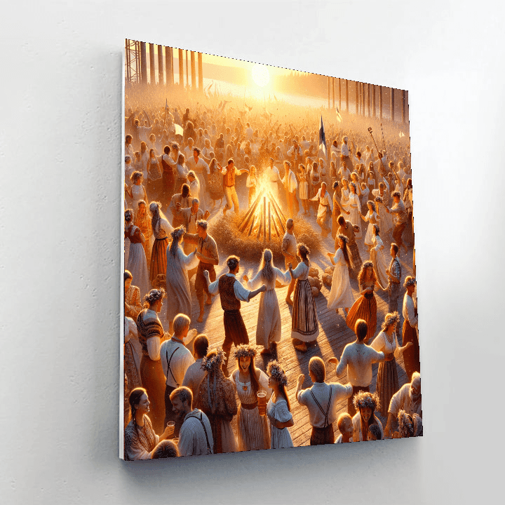 Midsummer Festival - Helsinki Numbered Painting Kits