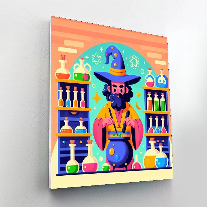 Wizard's Potion Lab Paint By Number