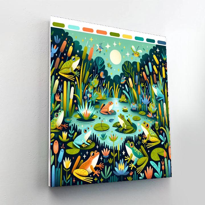 Mystical Marshlands Number Painting