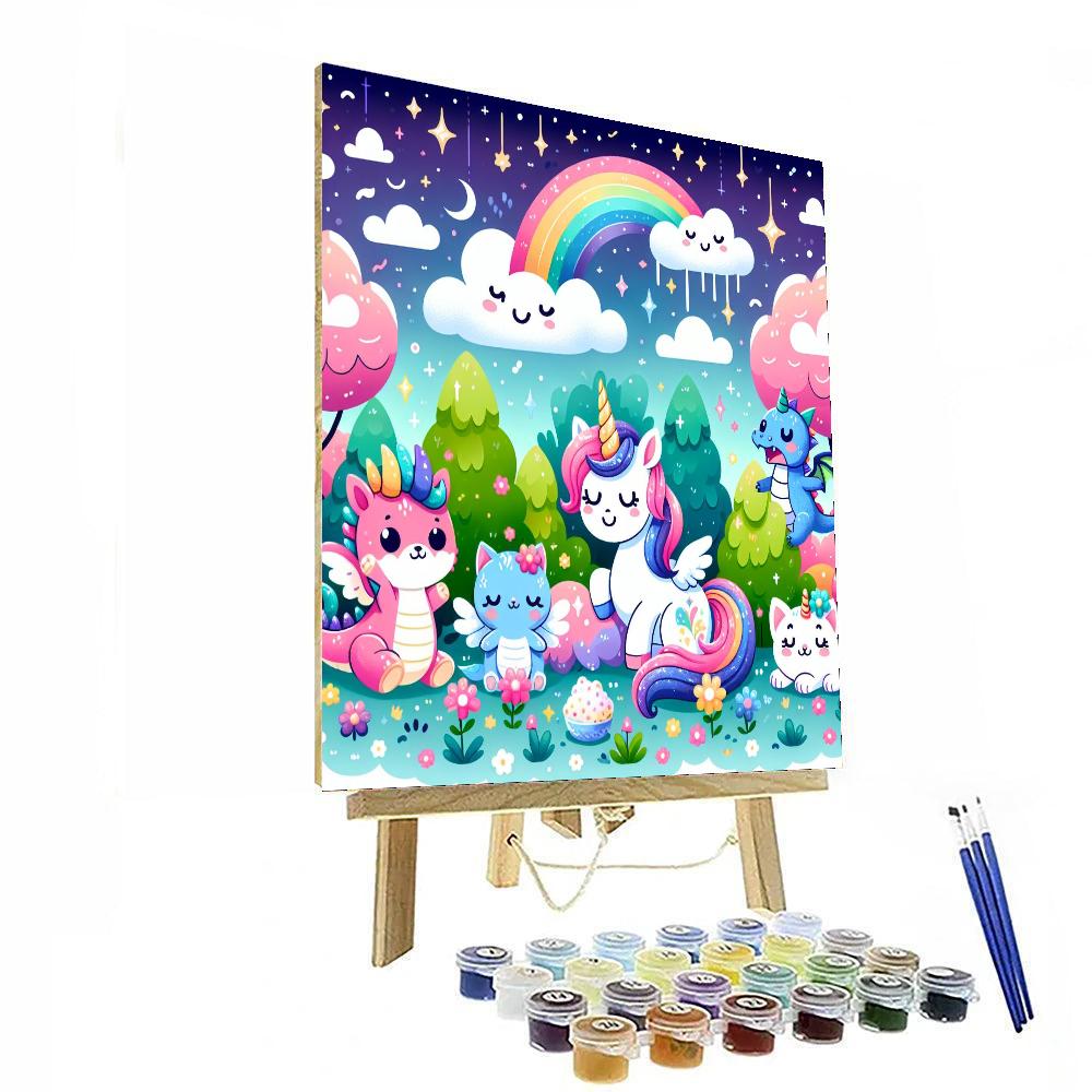 My Dream Animal Friends Numbered Painting Kits