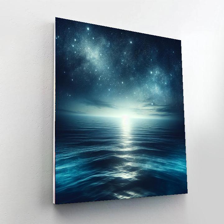 Starlit Ocean Dreams Numbered Painting Kits