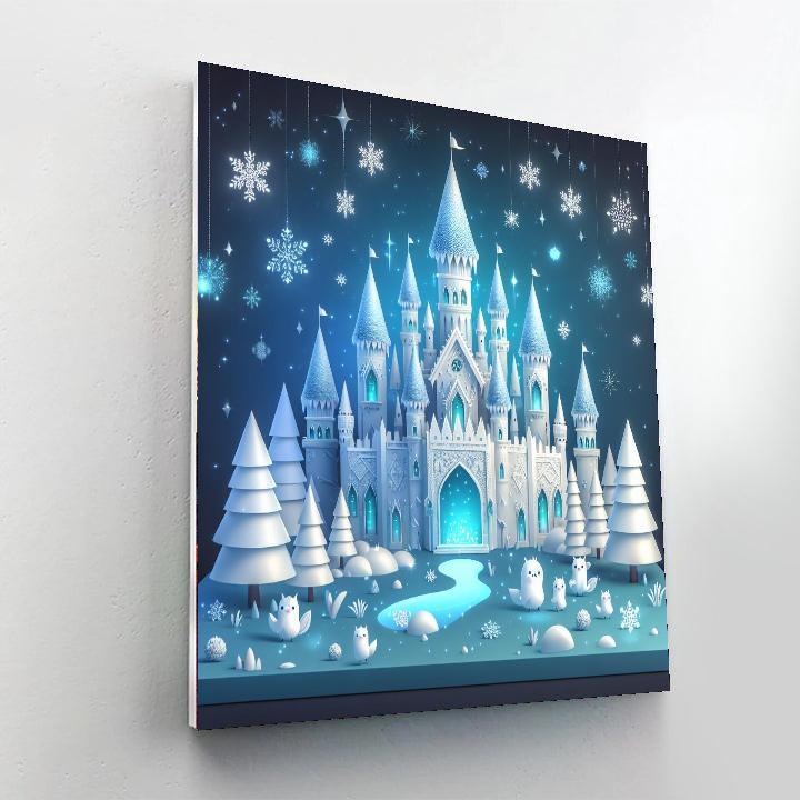 Ice Castle Magic Paint By Number