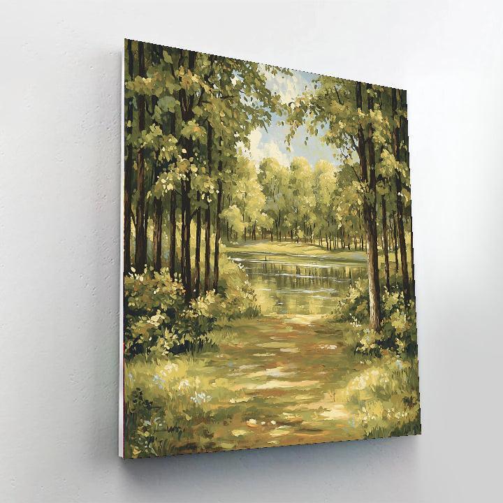 John Constable Inspired Serenity Of The Woods  Numbered Painting Kits