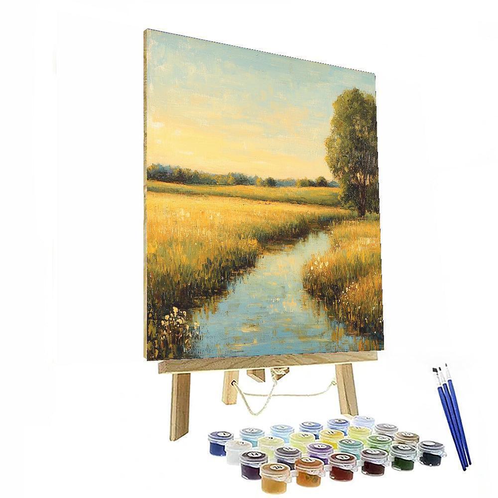 Claude Monet Inspired Rays Of Tranquility  Painting By Numbers Kit