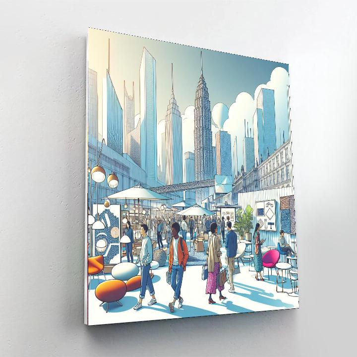 Milan Design Week - Italy Number Painting