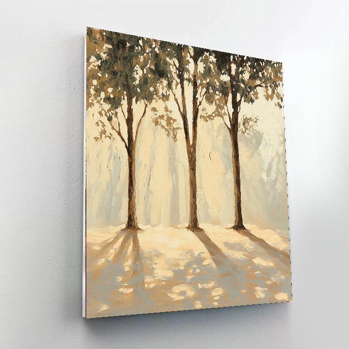 Leonardo Da Vinci Inspired Forest Shadows  Paint By Number