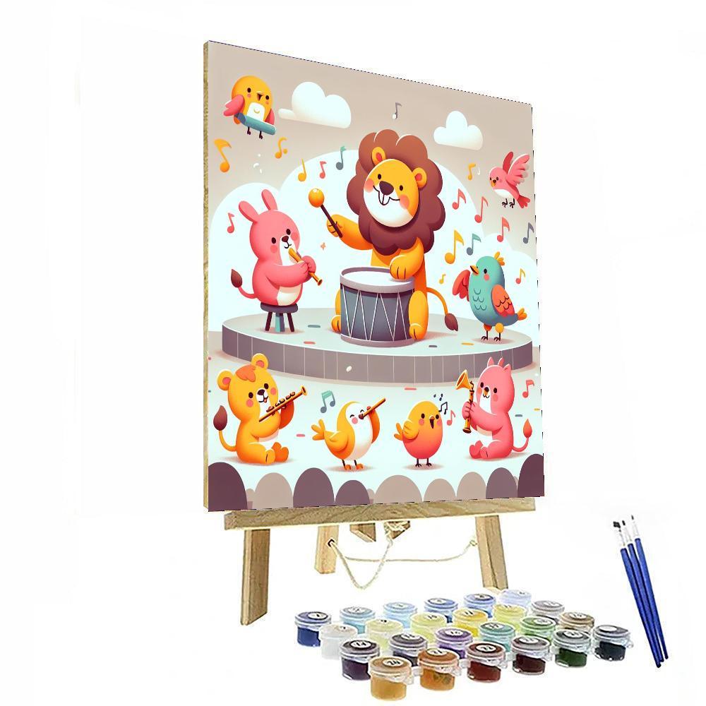 Animal Orchestra Adventure Painting By Numbers Kit