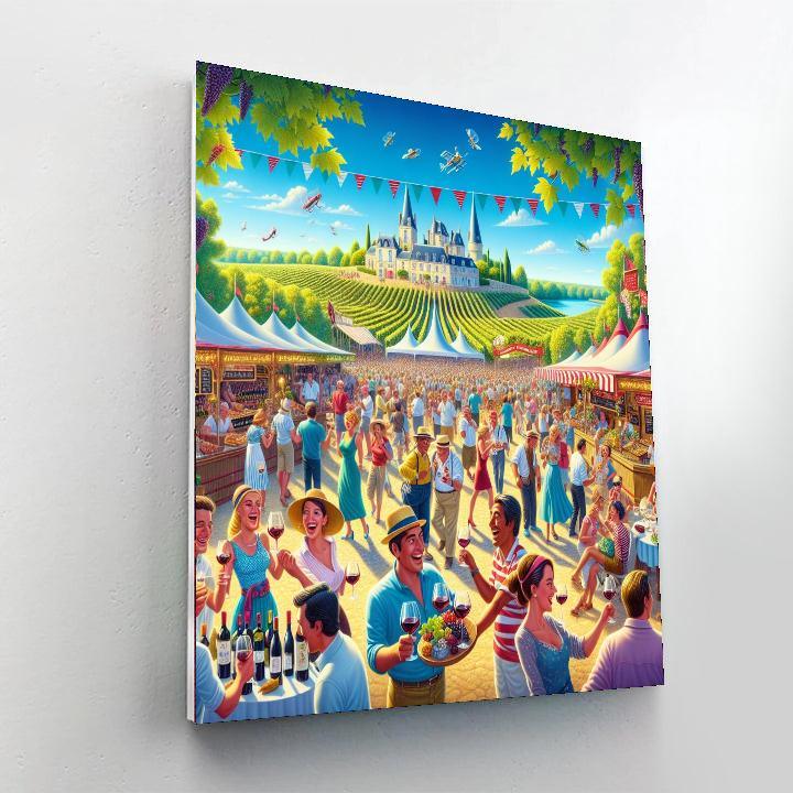La Fête Des Vins De Bordeaux - France Paint By Numbers Art