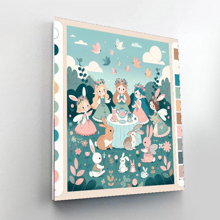 Magical Fairyland Picnic Numbered Painting Kits