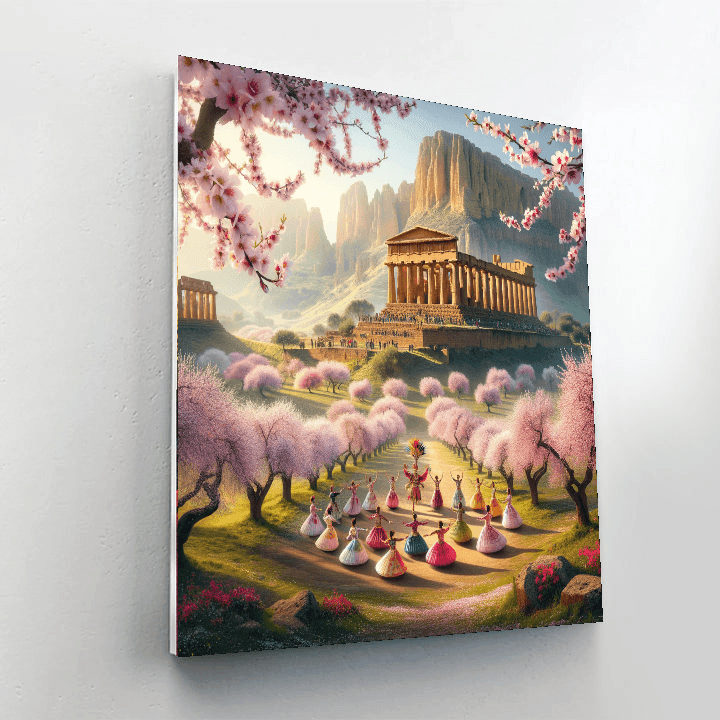 Almond Blossom Festival - Agrigento, Italy Paint By Number