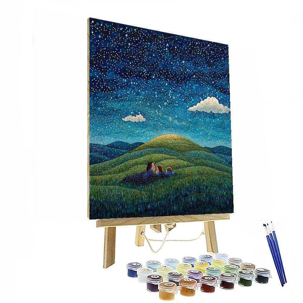 Mommy And Me Under The Stars Paint By Numbers Art