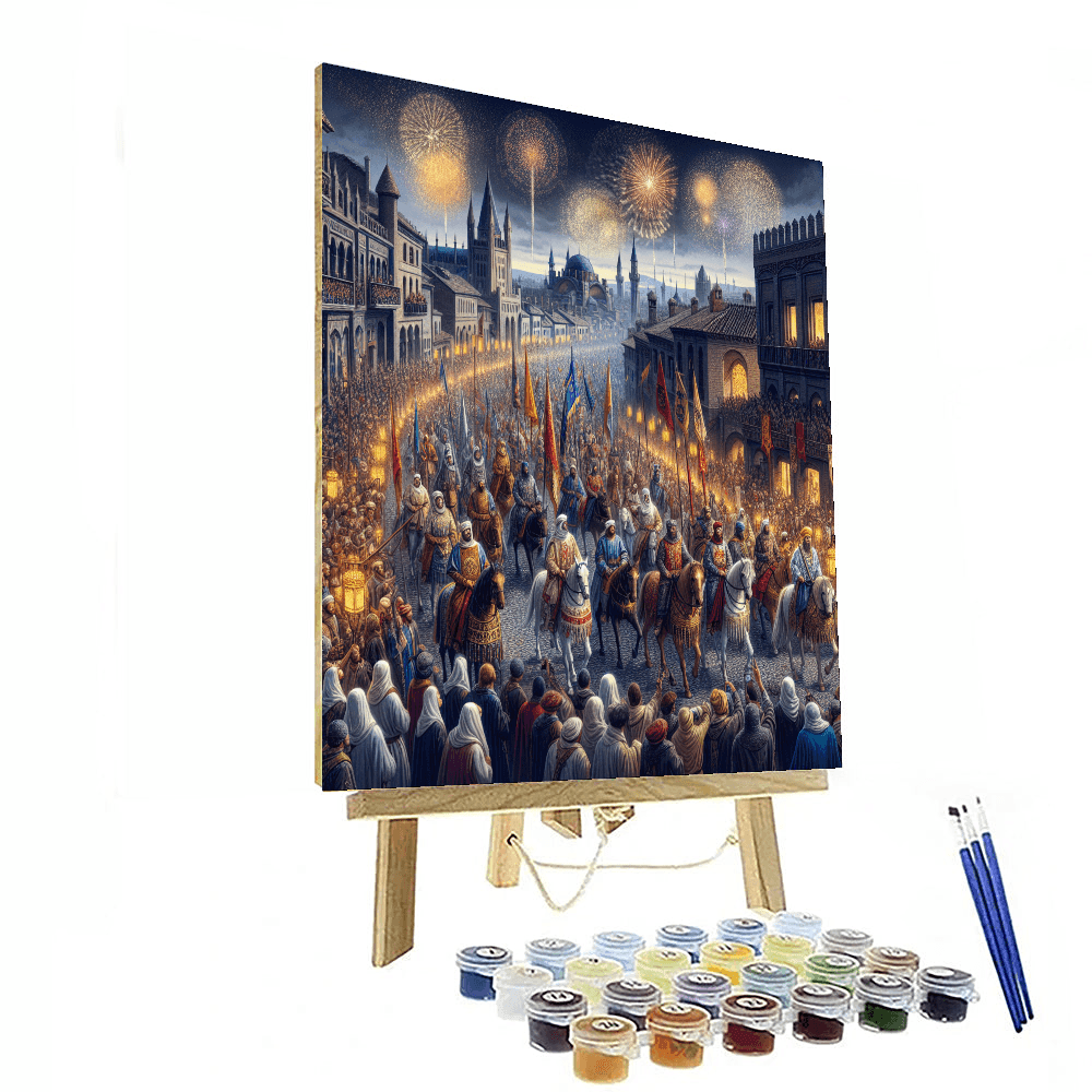 Moors And Christians Festival - Alcoy, Spain Number Painting