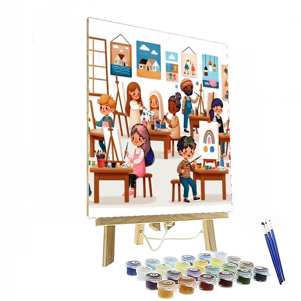 Art Studio Adventure Painting Number Kit